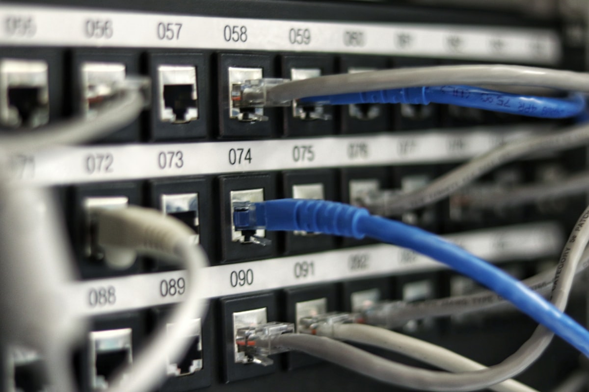 Network and server infrastructure backing up business data